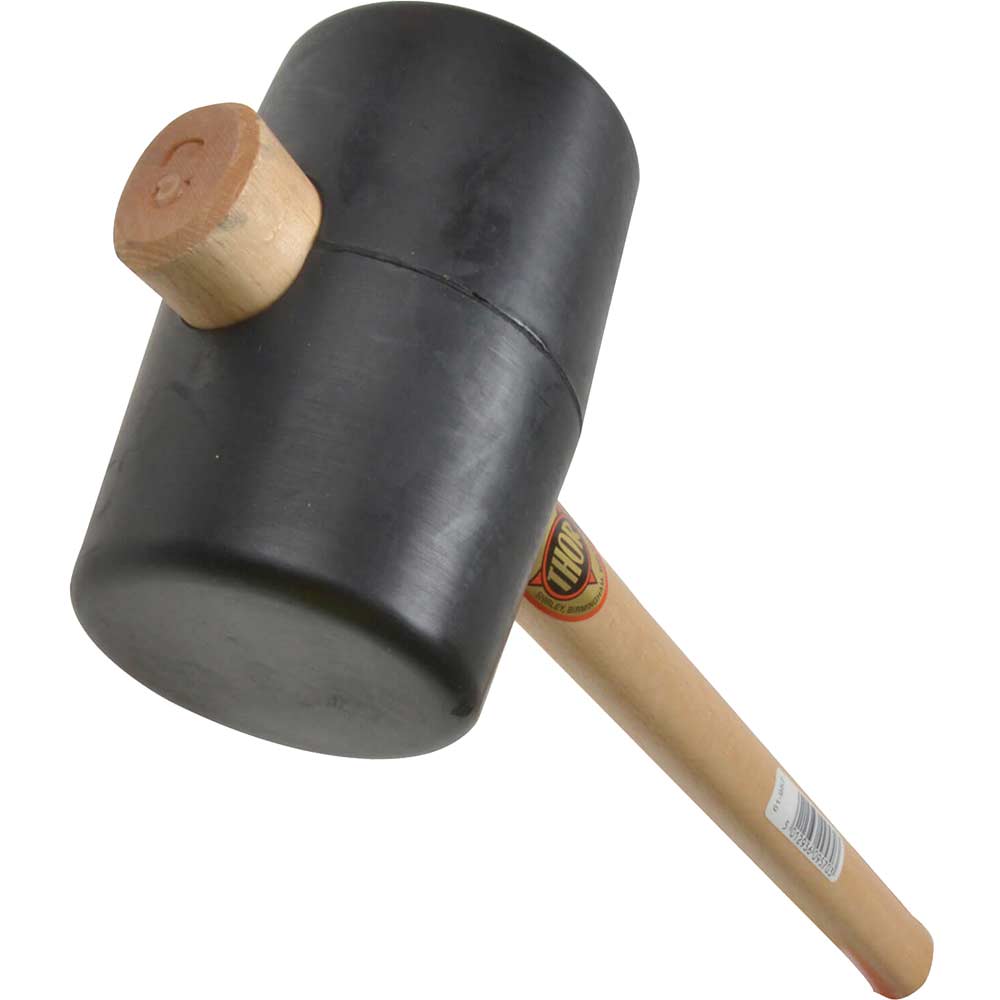 Thor 957 Black Rubber Mallet 3.1/2"