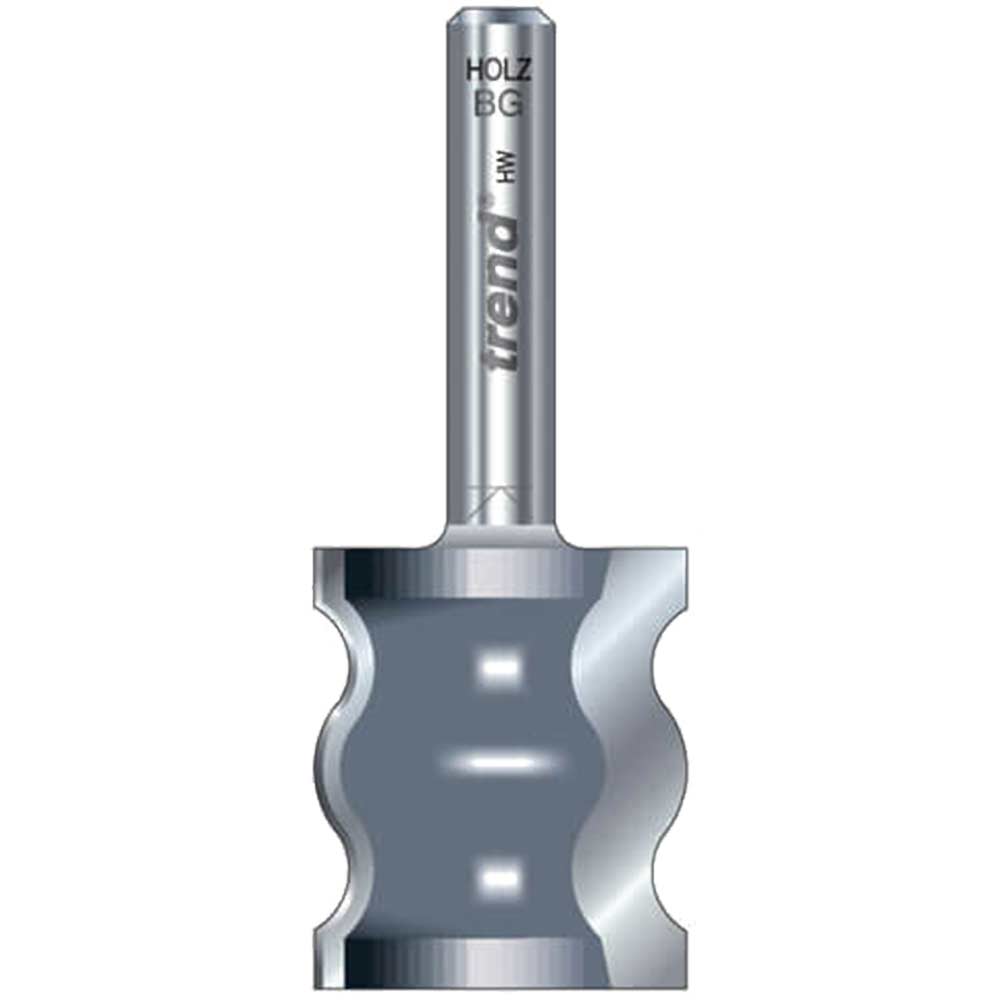 Image of Trend Reed Edge 4mm Rad1 x 6mm Rad2 (Tct Router Cutter Range / Reed Edge)