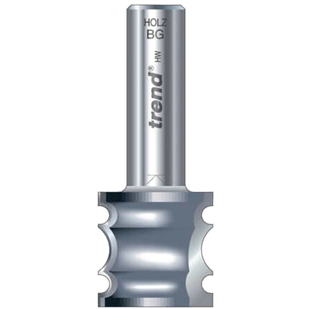 Trend Reed Edge Mould 2mm R1 x 6mm R2 (Tct Router Cutter Range / Reed Edge)
