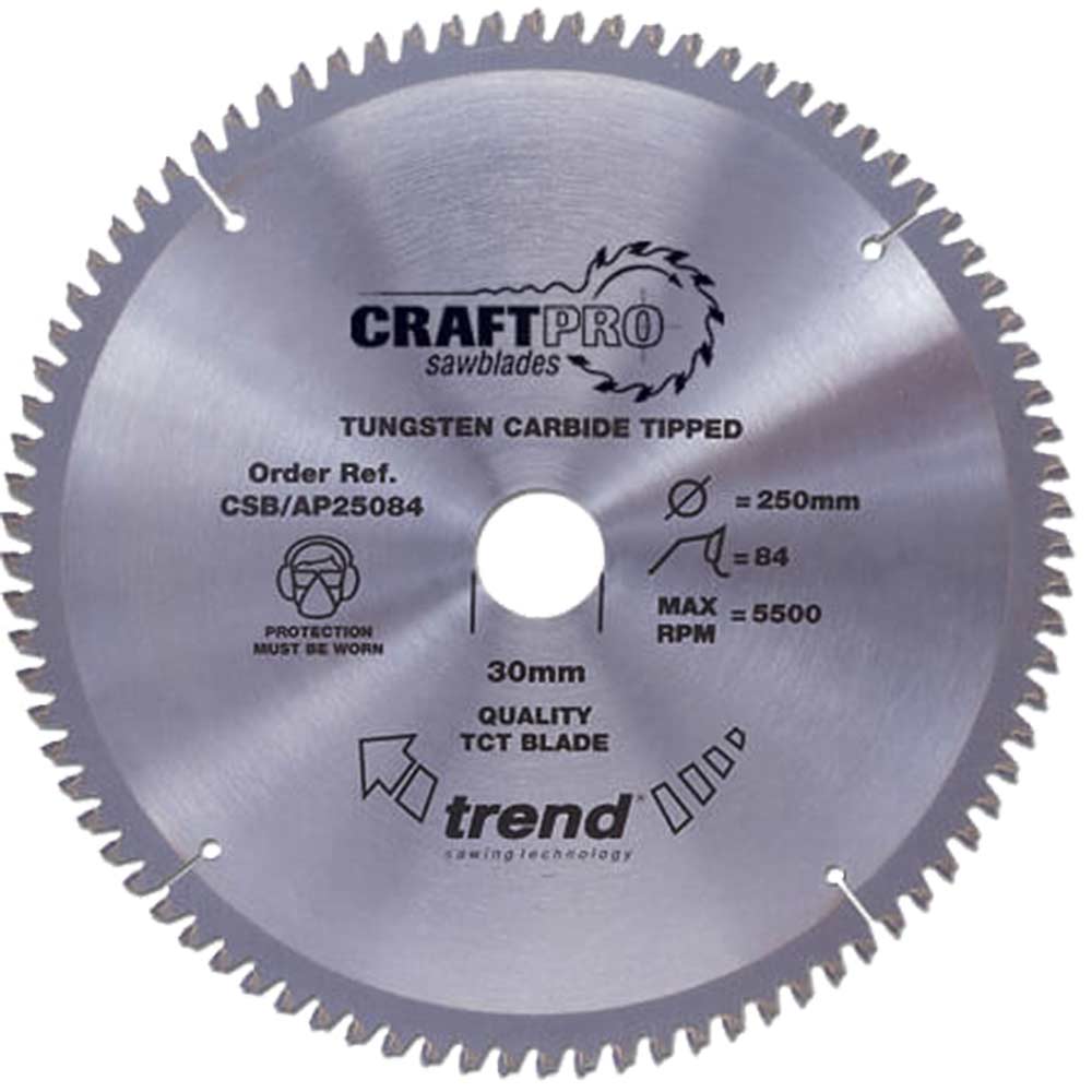 Image of Trend Craft Blade Tcp 165 x 36T x 10 Thin (Saw Blades / Circular Saw Blade 165mm)