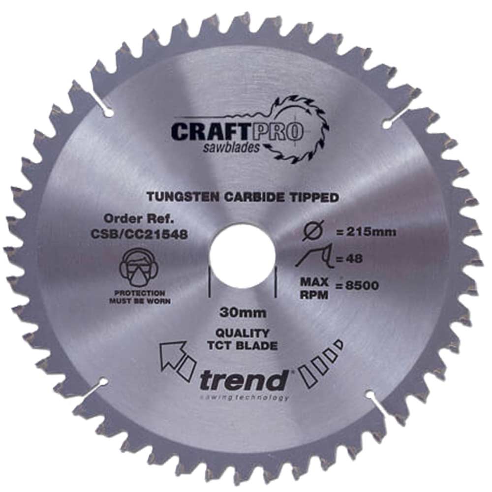 Trend Craft Blade Cc 260mm x 42T x 30mm (Saw Blades / Circular Saw Blade 260mm)