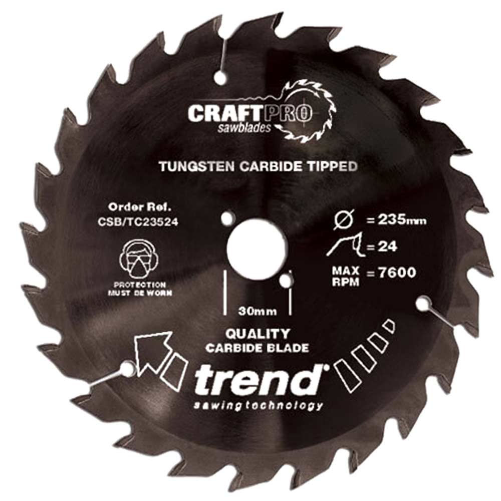 Trend Craft Saw Blade Ns 190mmx24Tx30mm (Saw Blades / Circular Saw Blade 190mm)
