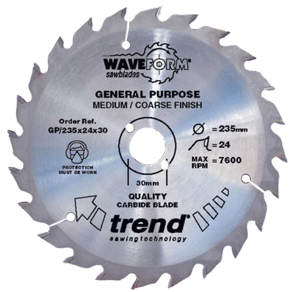 Trend Saw Blade GPurpose 184mmx24Tx16mm (Saw Blades / Circular Saw Blade 184mm)