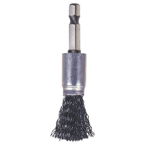 Trend Snappy Wire Brush End 20mm Steel (Snappy / Wire Brush)
