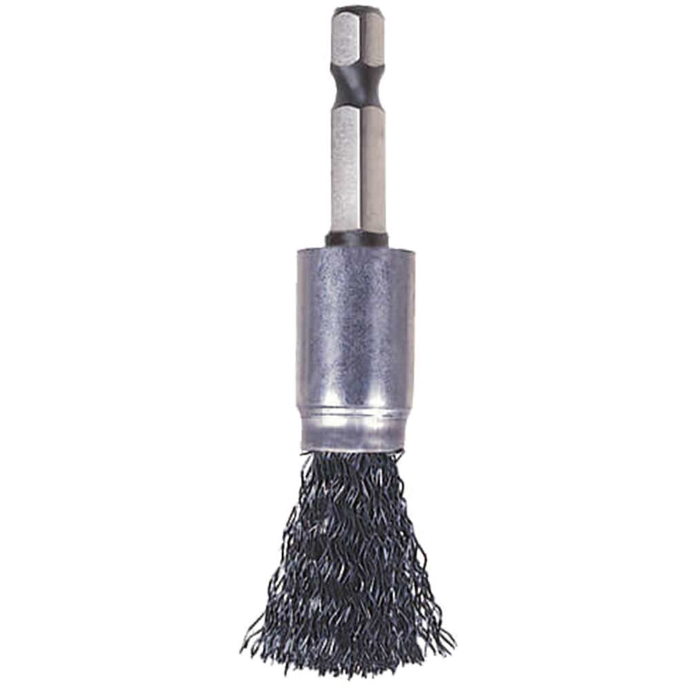 Trend Snappy Wire Brush End 20mm Steel (Snappy / Wire Brush)