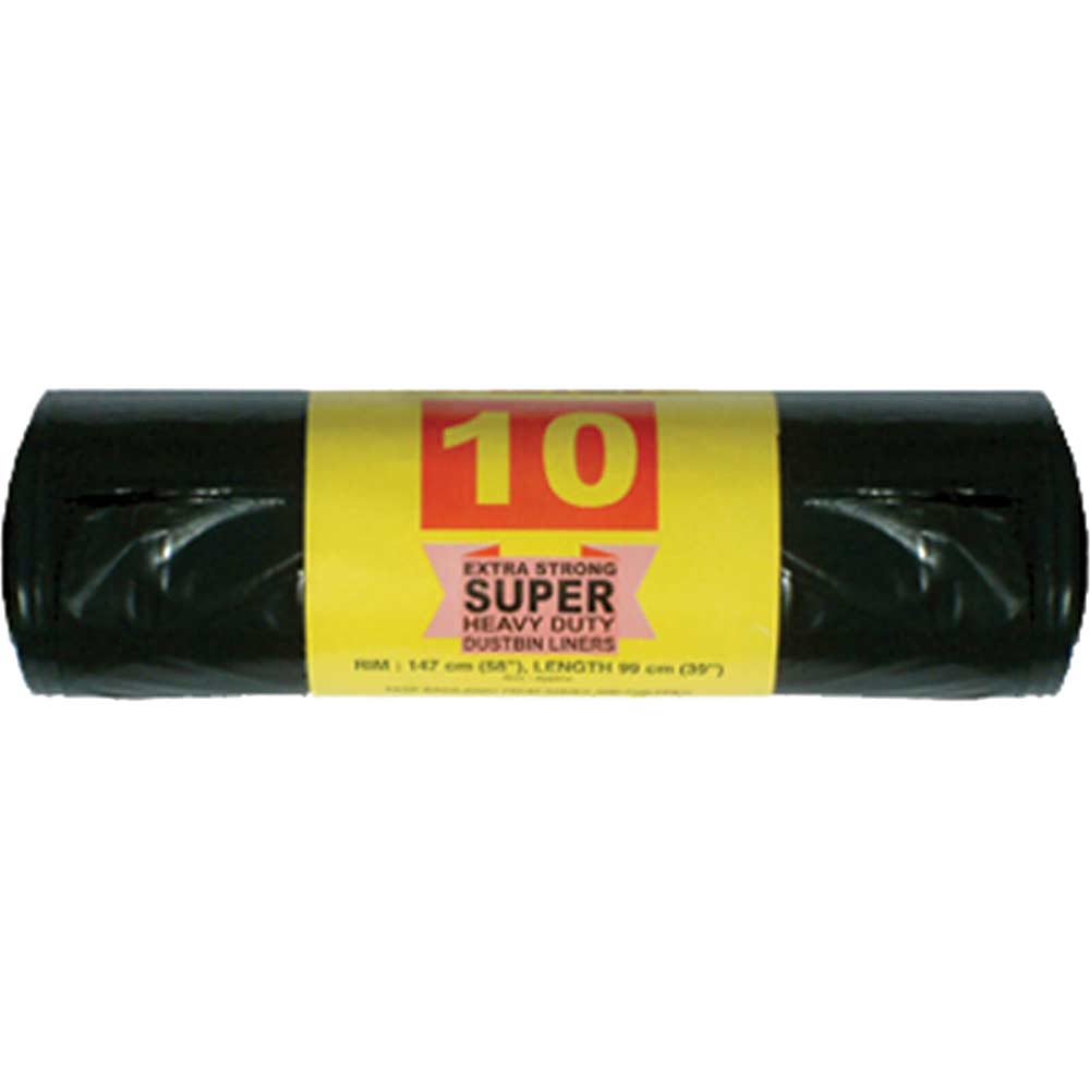 Tristar Heavy Duty Black Refuse Sack Pack of 10