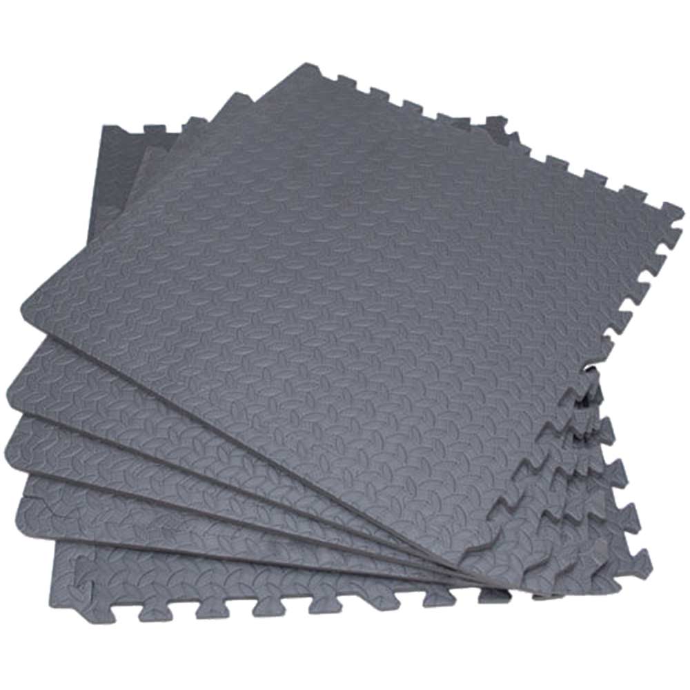 Floor Cushion Anti Fatigue Matting 6 Pieces 600x600mm