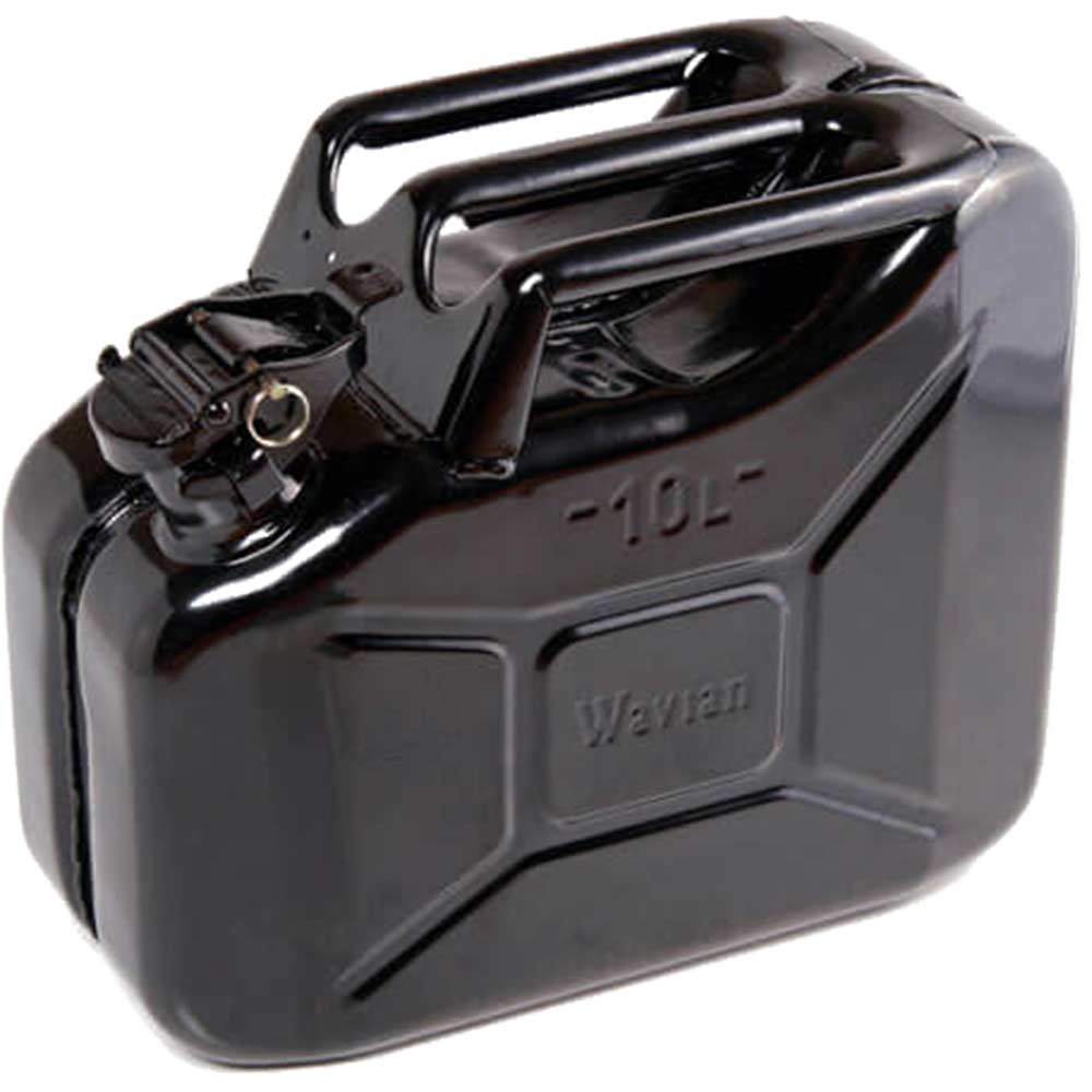 High Quality Metal Jerry Can Black 10 Litre