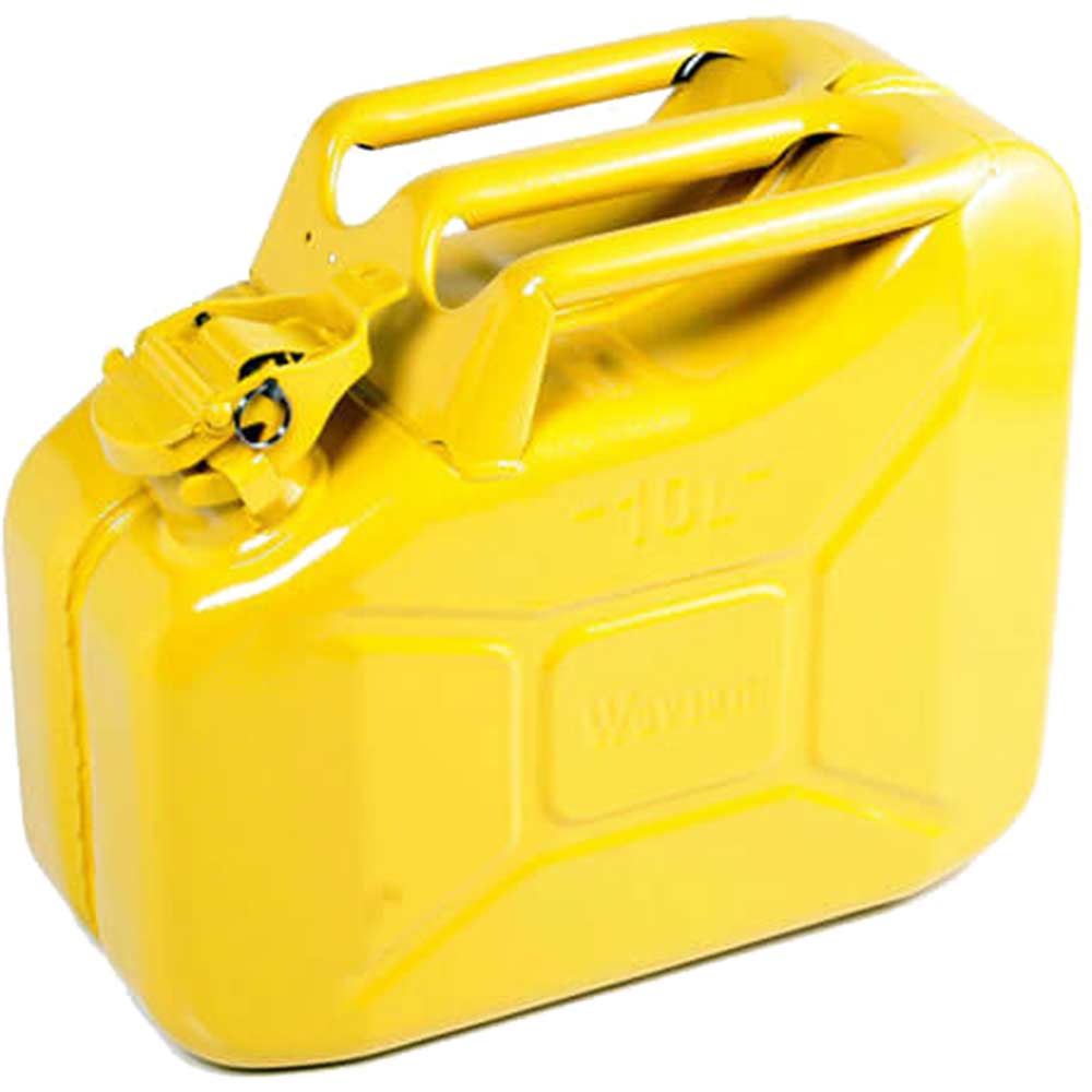 High Quality Metal Jerry Can Yellow 10 Litre