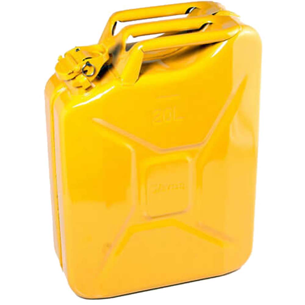 High Quality Metal Jerry Can Yellow 20 Litre