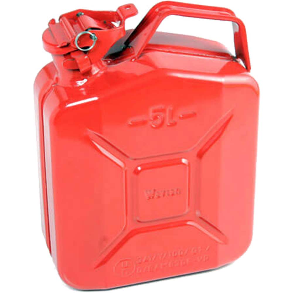 High Quality Metal Jerry Can Red 5 Litre