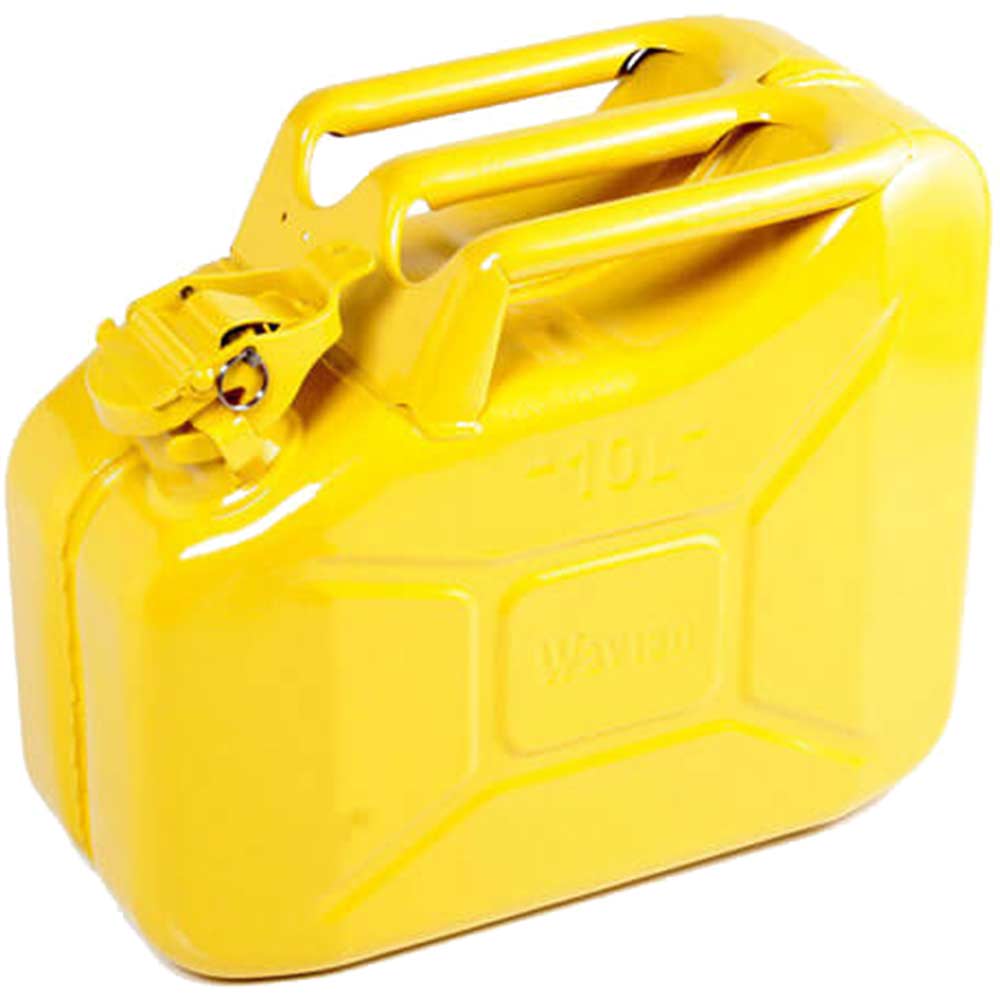 High Quality Explosion Safe Metal Jerry Can Yellow 10 Litre