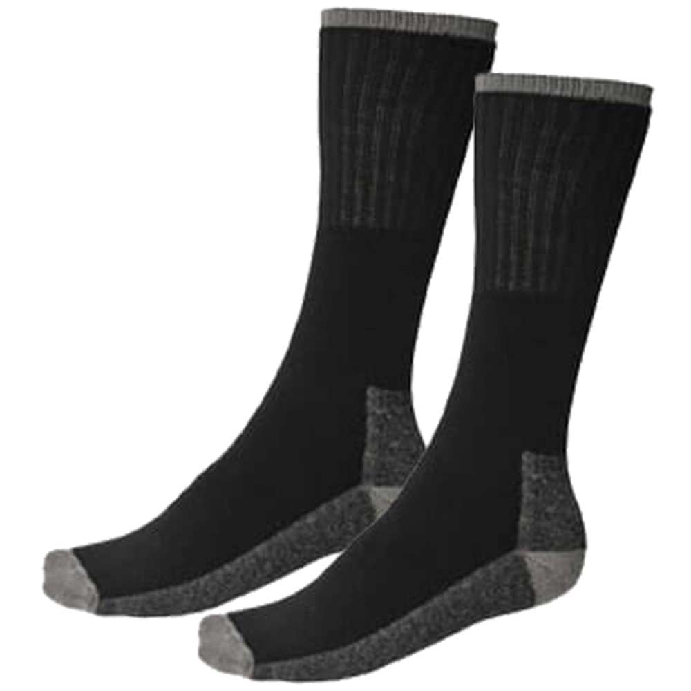 Heavy Duty Work Socks Black Pack Of 3