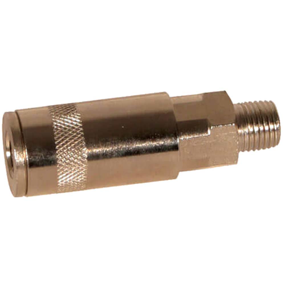 12ampquot BSPT Male Air Hose Coupling Type 19 Pack of 2