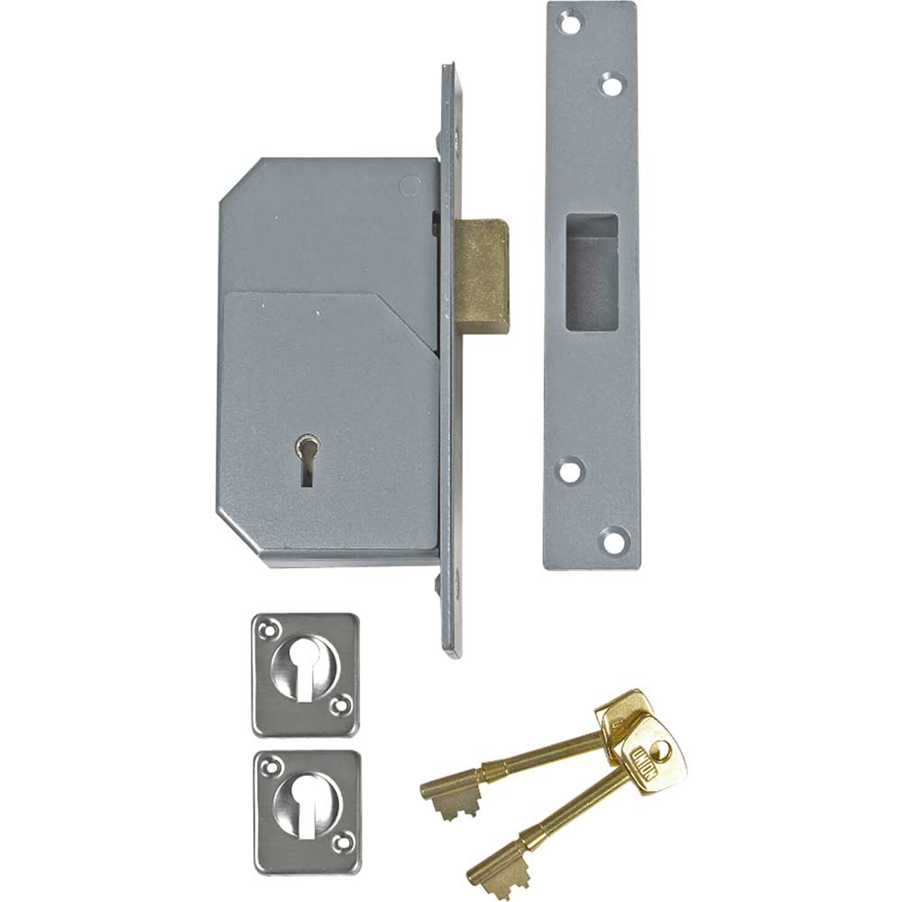 Image of Union 3G110 73mm C Series 5 Detainer Deadlock Satin Chrome