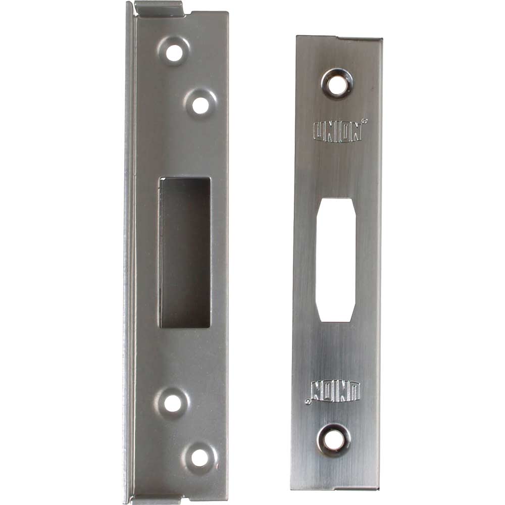 Union Locks Strongbolt 2100 Mortice Deadlock Rebate Kit 26mm Satin Chrome
