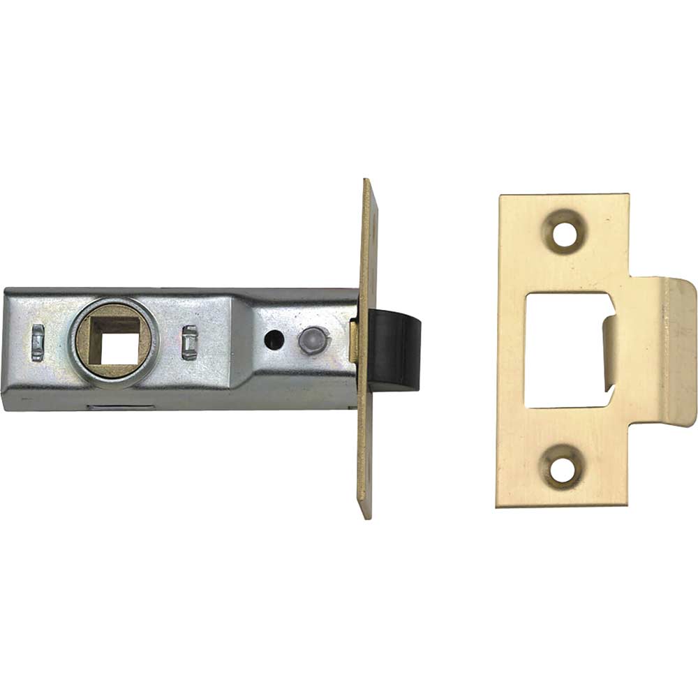 Union Locks Tubular Mortice Latch 2648 Silver Enamel 76mm / 3"