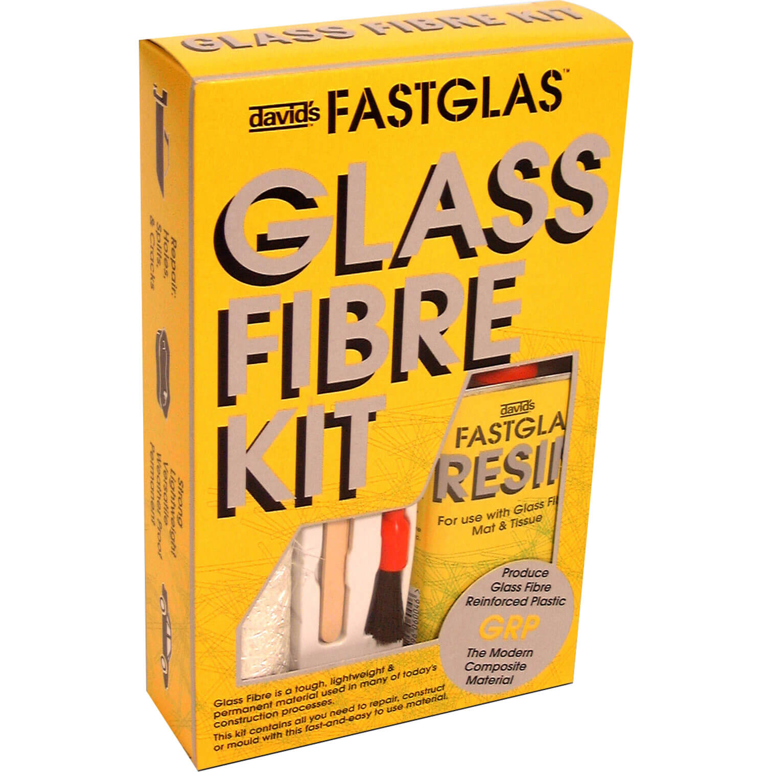 UPO Fastglas Resin & Glass Fibre Kit Small