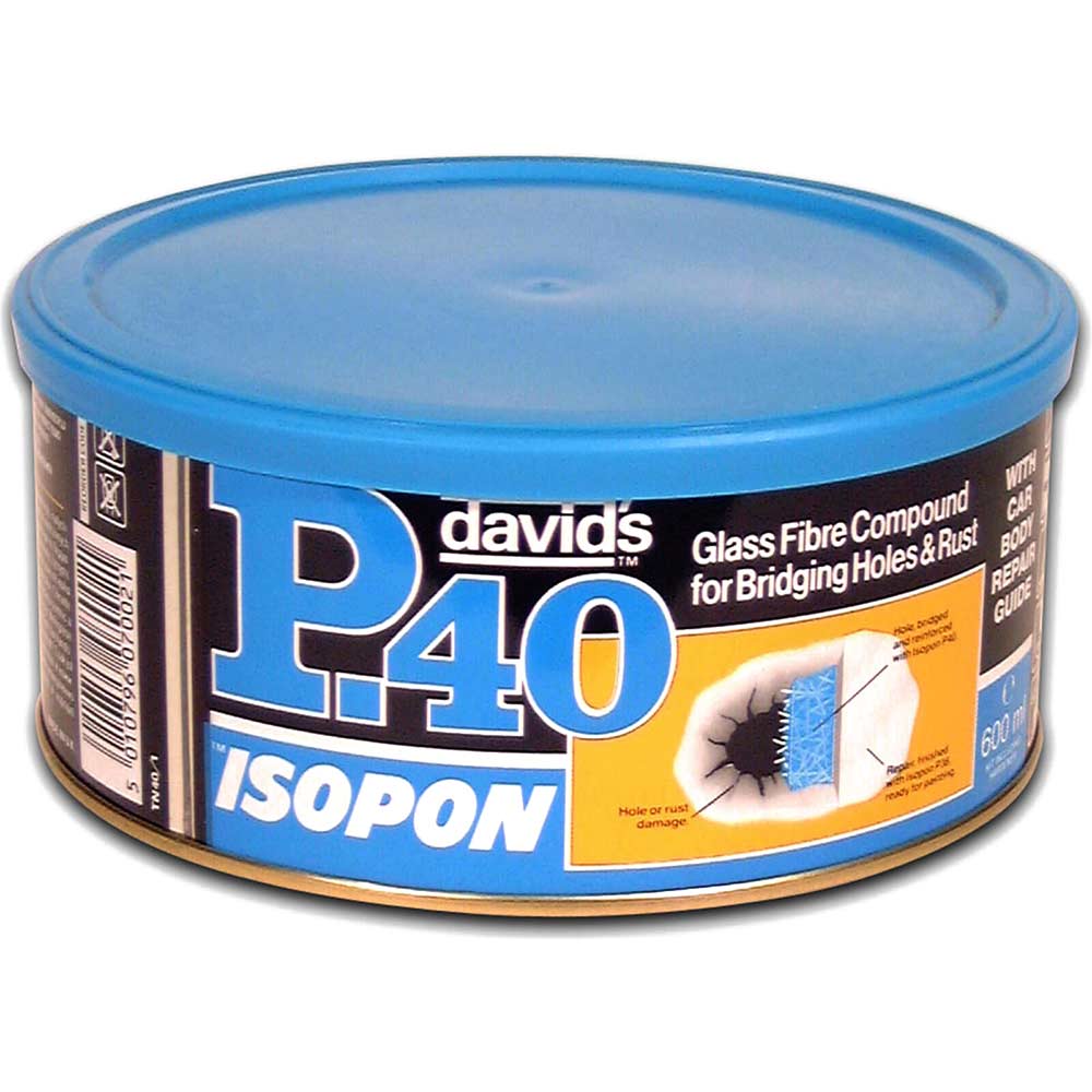 UPO P40 Glass Fibre Repair Paste 600ml Tin