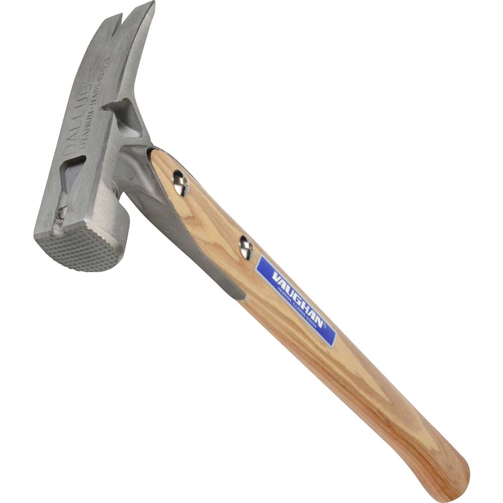 Vaughan DDT16 Straight Claw Titanium Hammer with Milled Face 450g / 16oz