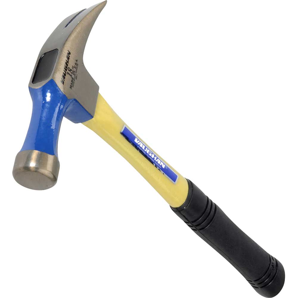 Vaughan E18F Electricians Hammer with Fibre Glass Handle 510g / 18oz