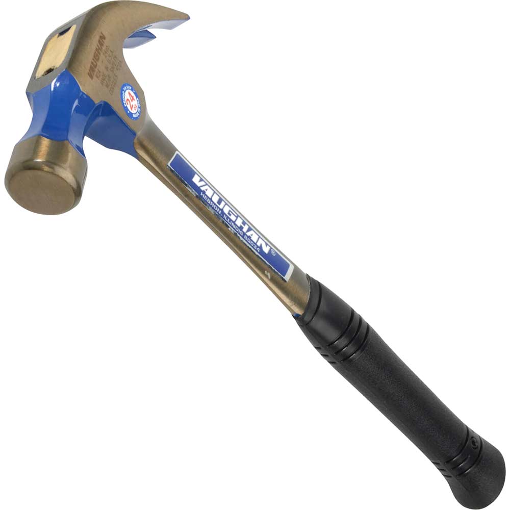 Image of Vaughan R24 Curved Claw Steel Nail Hammer with Smooth Face 680g / 24oz