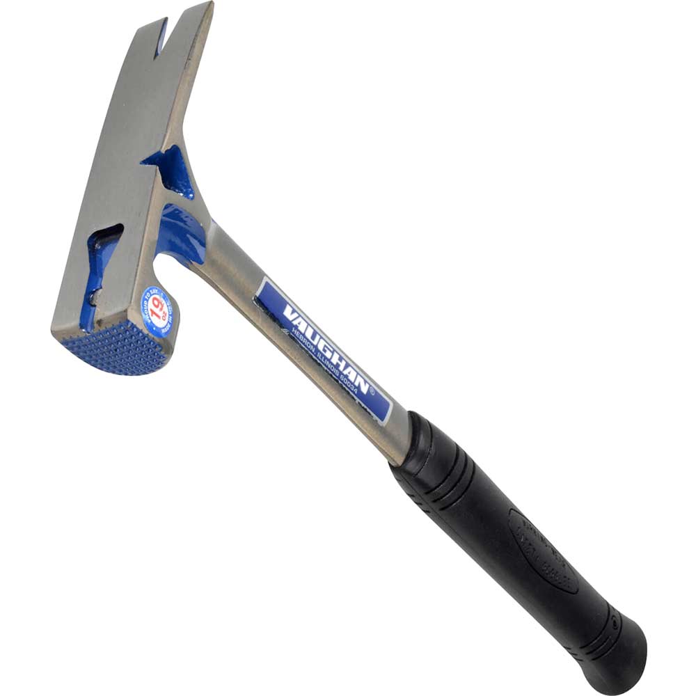 Image of Vaughan V5 Straight Claw Steel Nail Hammer with Milled Face 540g / 19oz