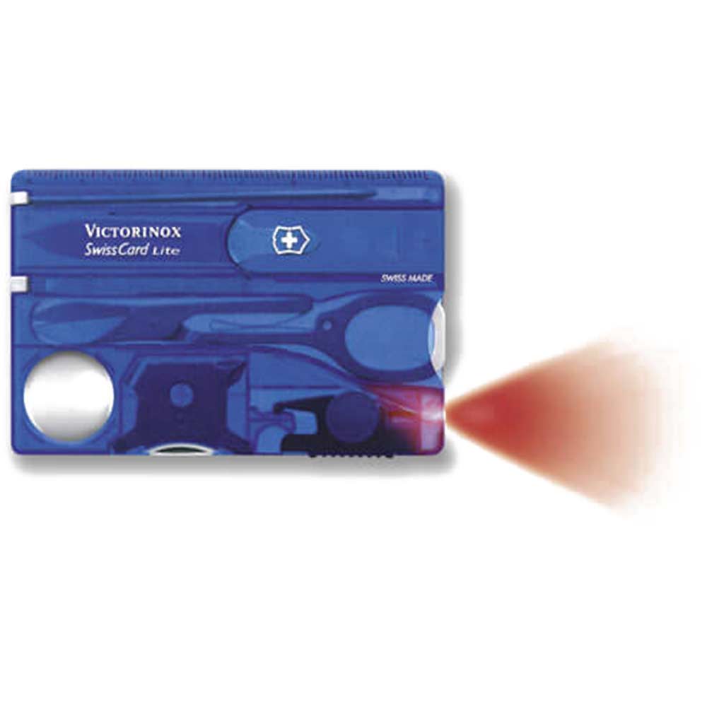 Image of Victorinox Swiss Card Lite Blue + Light 13 Functions 07322T2