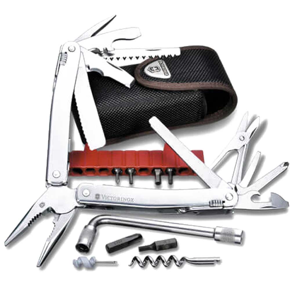Image of Victorinox Swiss Multi Tool Spirit Plus + Leather Pouch 38 Functions 30238L