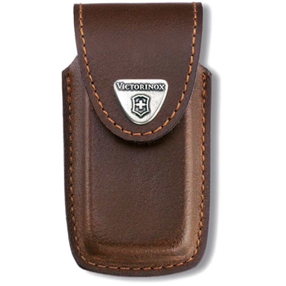 Victorinox Brown Leather Pouch Fits 5-8 Layer Swiss Army Knives 40535