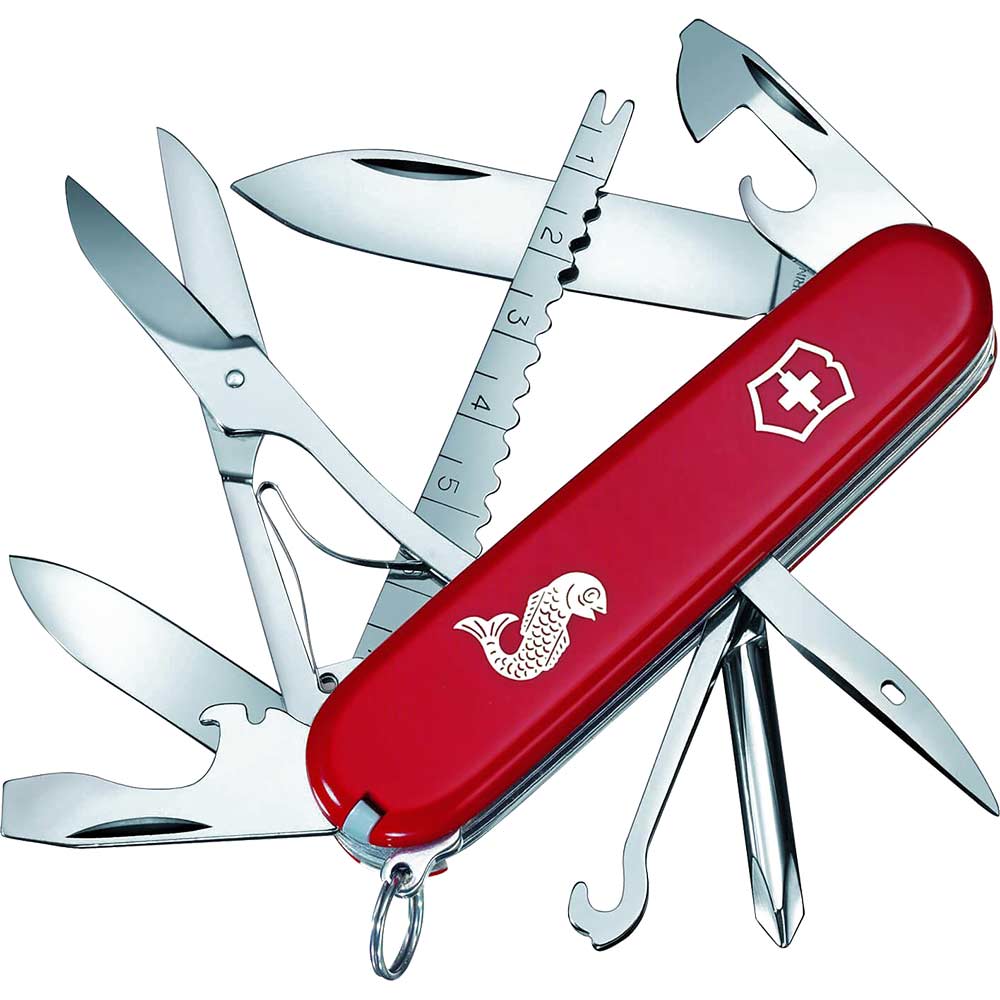Victorinox Fisherman Red Swiss Army Knife 17 Functions 1473372