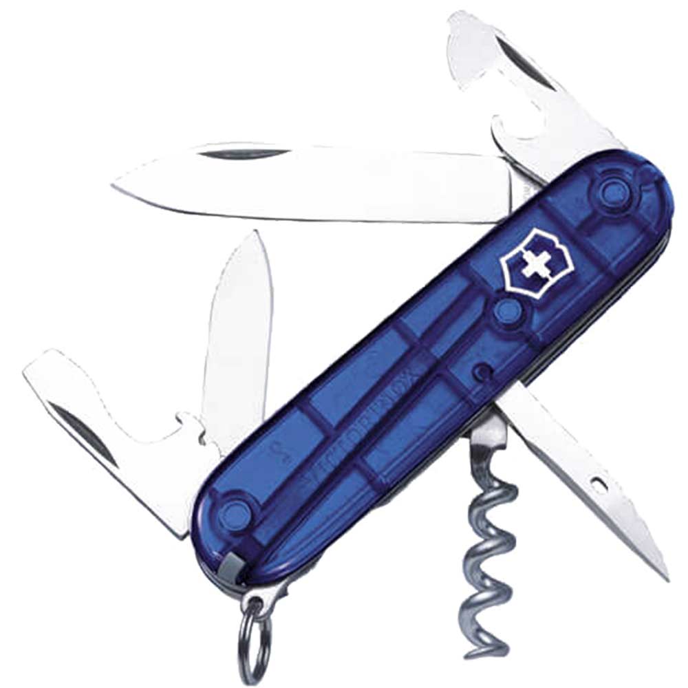 Victorinox Spartan Translucent Blue Swiss Army Knife 12 Functions 13603T2