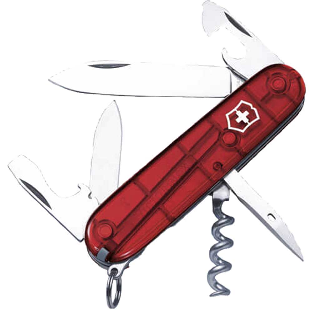 Victorinox Spartan Translucent Red Swiss Army Knife 12 Functions 13603T