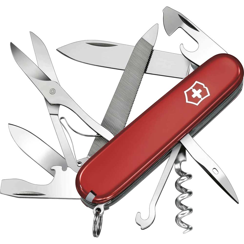 Image of Victorinox Mountaineer Red Swiss Army Knife 18 Functions 1374300