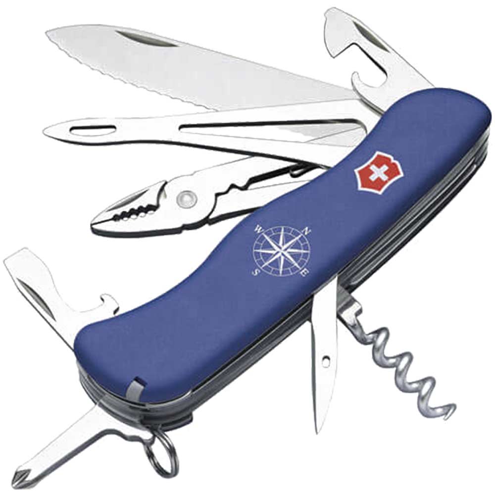 Image of Victorinox Skipper Blue Lock Blade Swiss Army Knife 17 Functions 090932