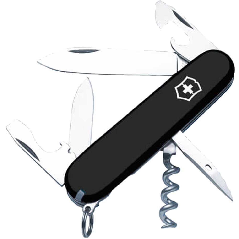 Victorinox Spartan Black Swiss Army Knife 12 Functions 1360330