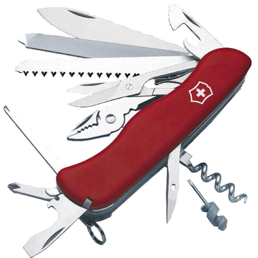 Victorinox Workchamp Red Lock Blade Swiss Army Knife 21 Functions 09064