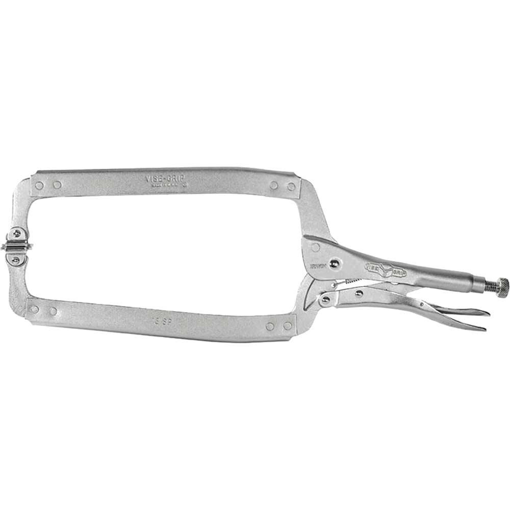 Image of Visegrip 18Sp Locking C Clamp 18&quot; - Swivel Pad