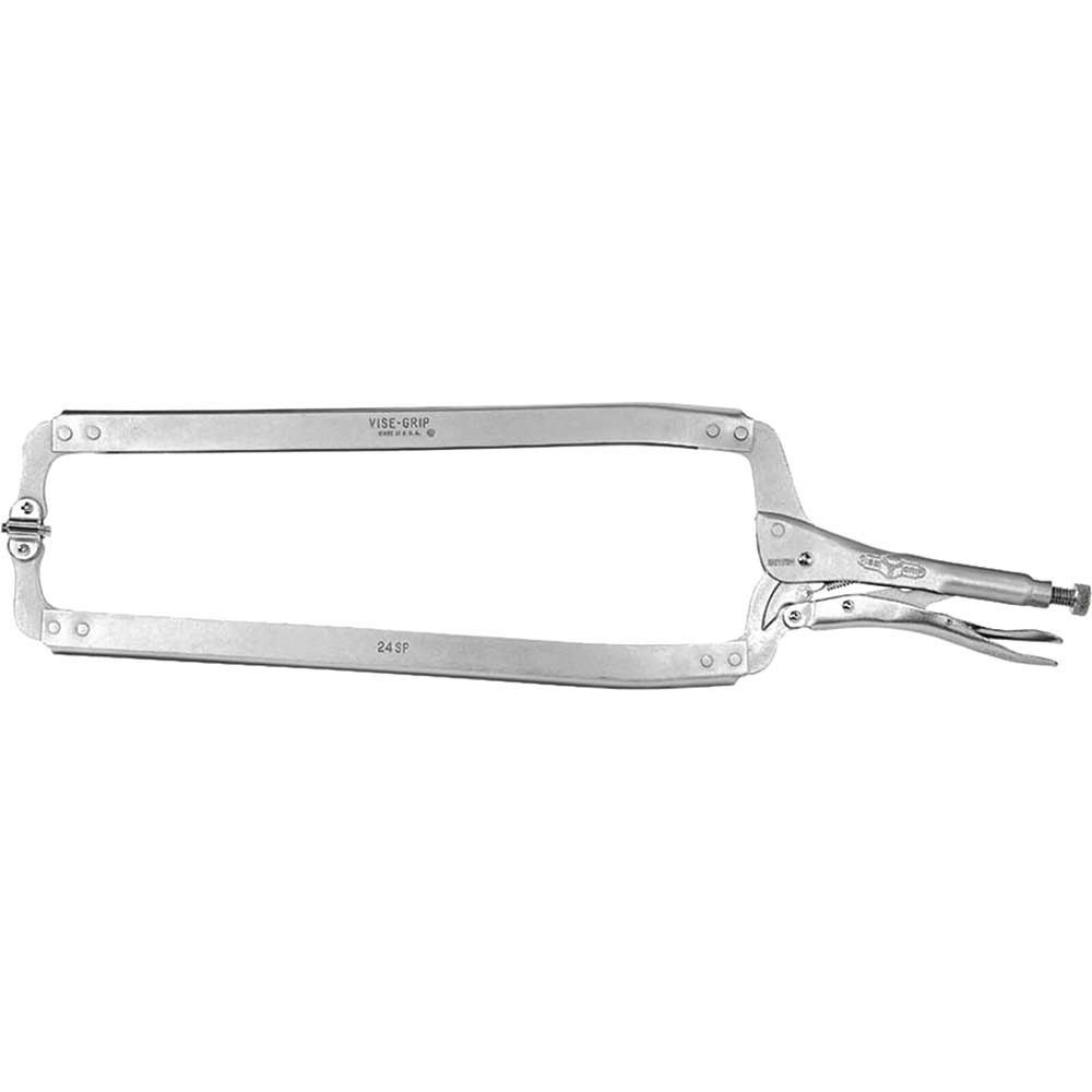 Image of Visegrip 24Sp Locking C Clamp 24&quot; - Swivel Pad