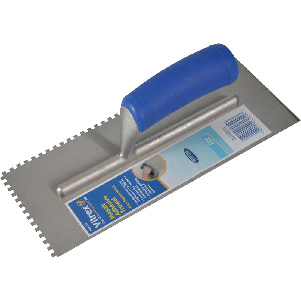 Vitrex 4mm Square Notch Mosaic Adhesive Trowel