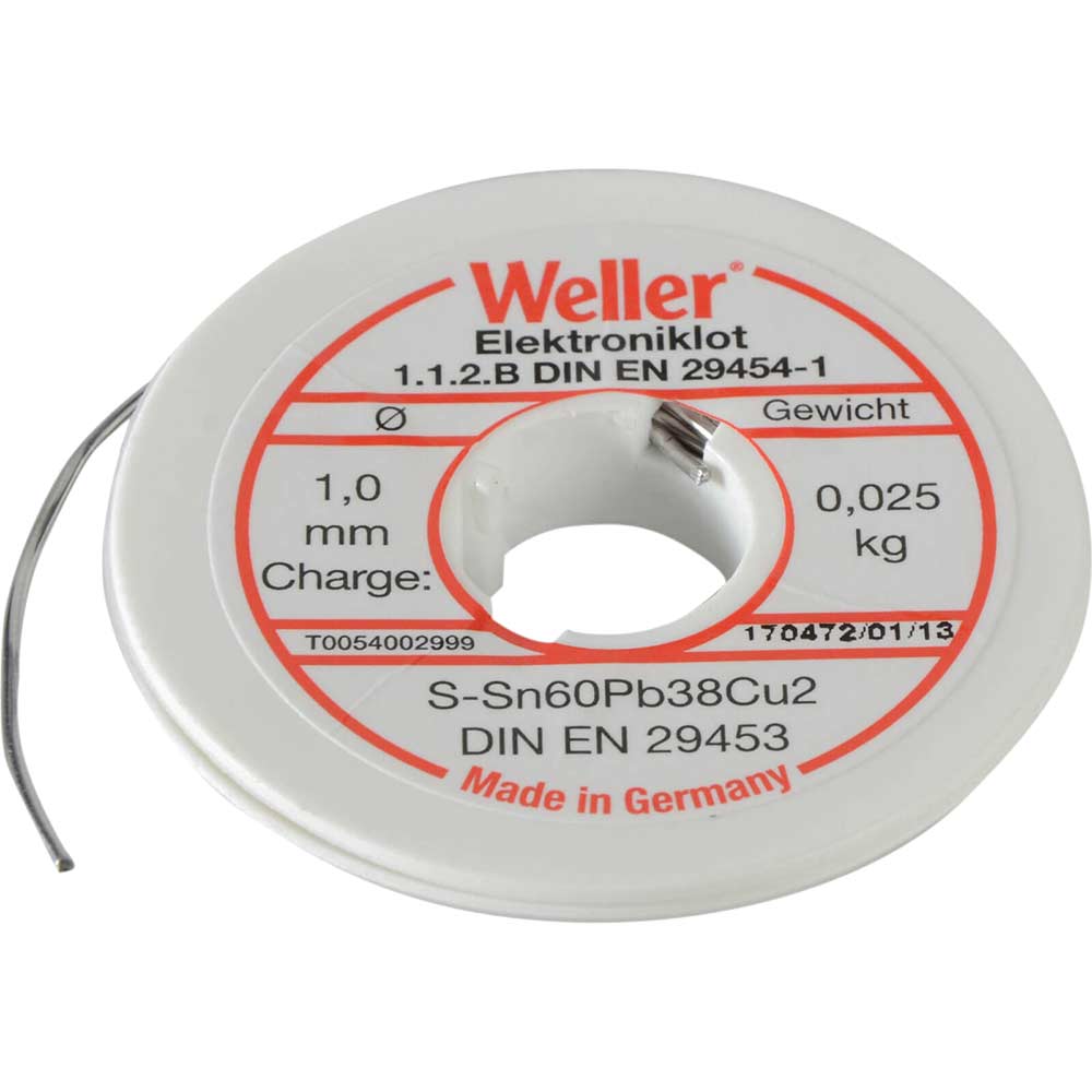 Image of Weller 60/40-25 Electronic Solder Resin Core