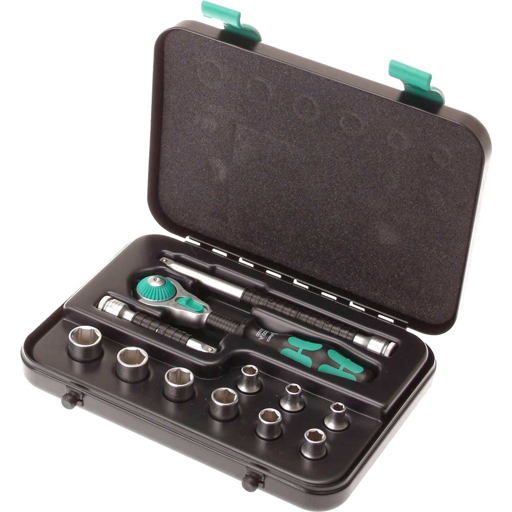 Wera 12 Piece 1/4" Square Drive Socket Set Metric