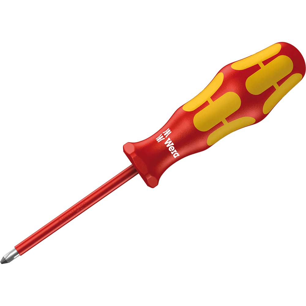 Wera Kraftform PH3 x 80mm VDE Insulated Phillips Screwdriver