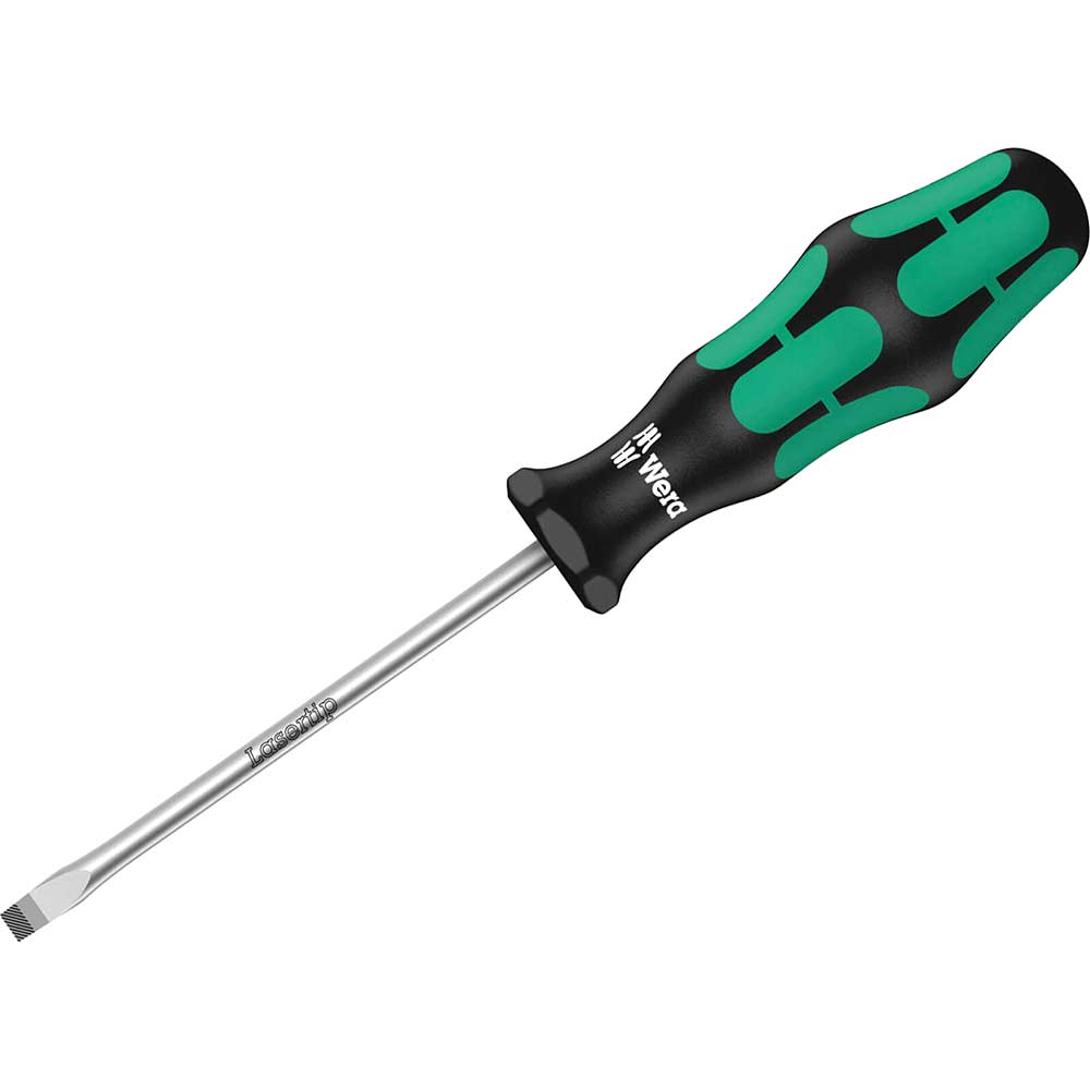 Wera Kraftform 6 x 125mm Flared Slotted Screwdriver