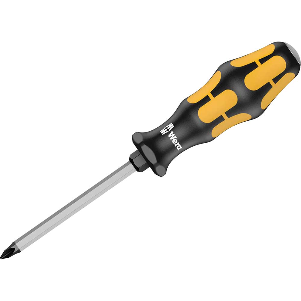 Wera Kraftform PH1 x 80mm Phillips Chiseldrive Screwdriver