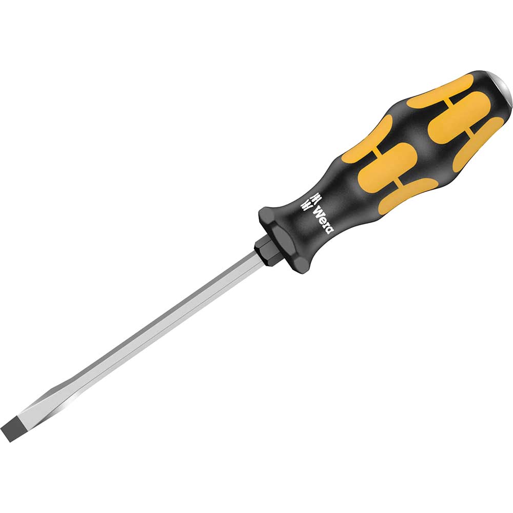 Wera Kraftform 3.5 x 80mm Flared Slotted Chiseldrive Screwdriver