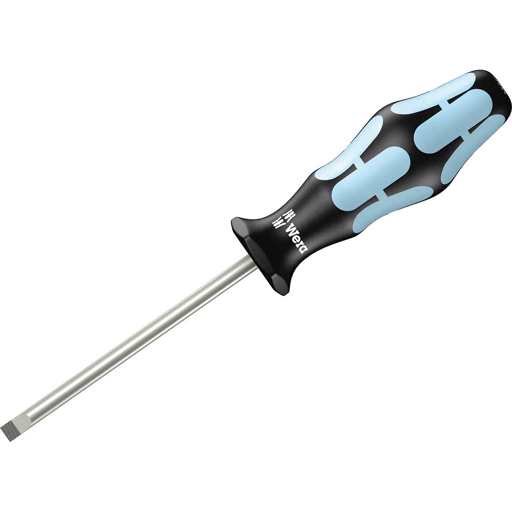 Image of Wera Kraftform 3.5 x 100mm Stainless Steel Parallel Slotted Screwdriver