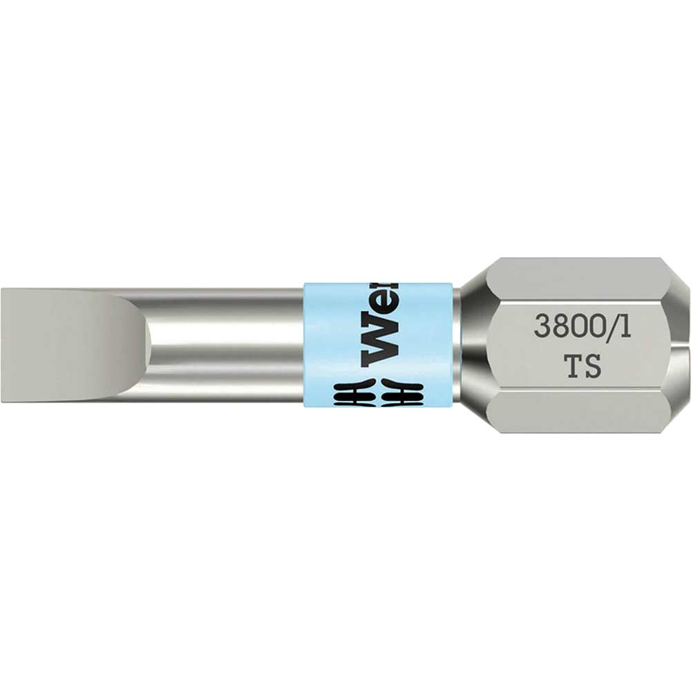 Wera Torsion 5.5 x 25mm Thick Stainless Steel Parallel Slotted Bit