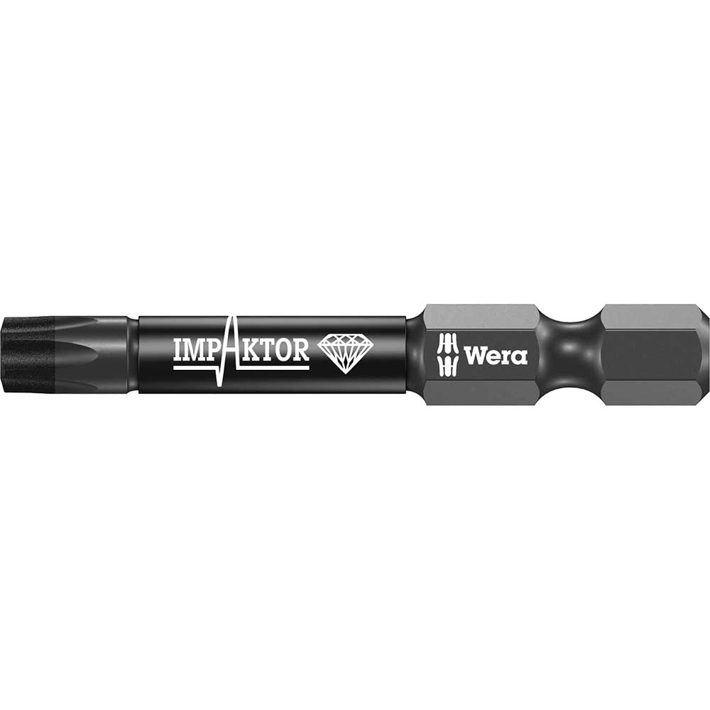 Image of Wera 867/4 Impaktor TX40 x 50mm Torx Driver Bit Pack of 5