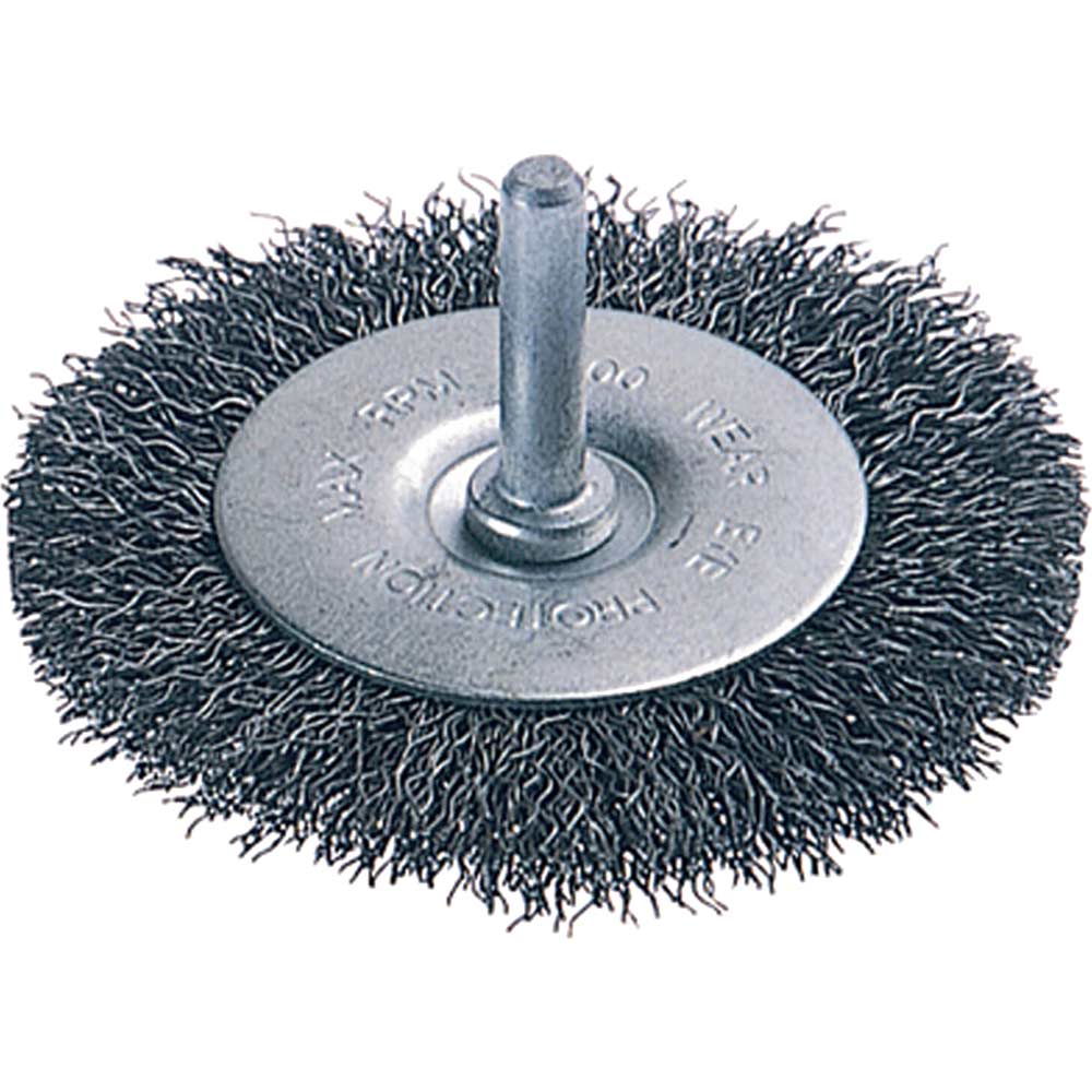 Wolfcraft 2100-000 Wire Wheel Brush 75mm/3"
